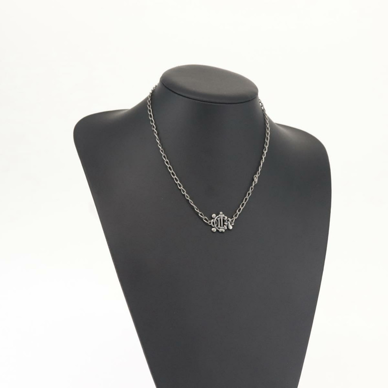 【日本直送】Christian Dior 項鍊 金屬 銀色 Auth 143373-11