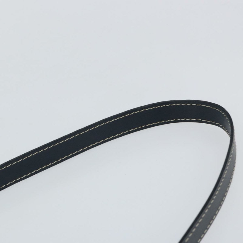 【日本直送】SAINT LAURENT Y 字形圖案手提包 皮革 2way Navy Gold Auth sw1605-13