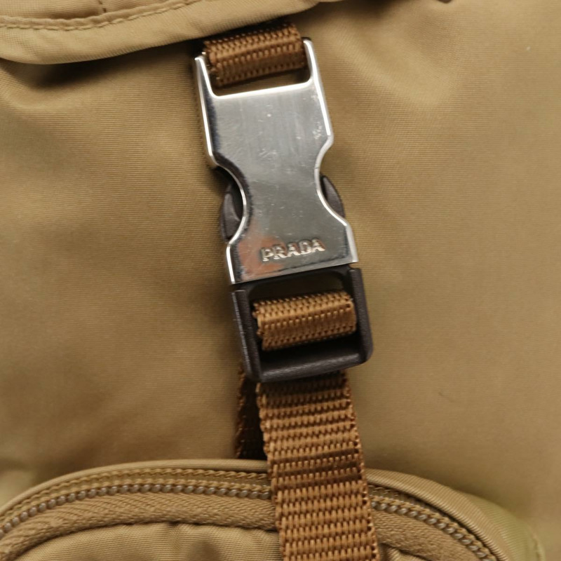 【日本直送】PRADA 雙肩包 尼龍 米色 銀色 正品 sw1597-8