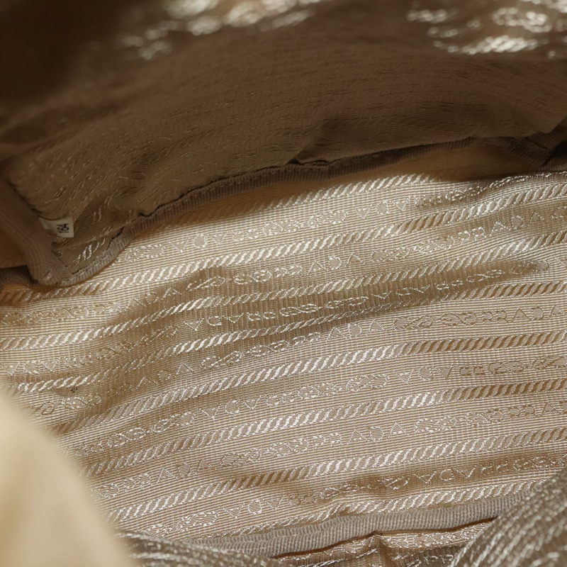 【日本直送】PRADA 雙肩包 尼龍 米色 銀色 正品 sw1597-10