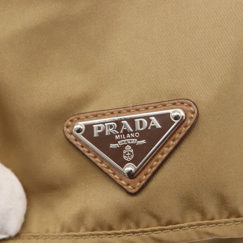 【日本直送】PRADA 雙肩包 尼龍 米色 銀色 正品 sw1597-19