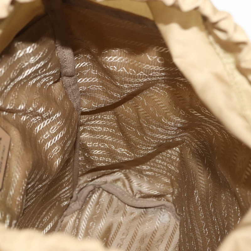 【日本直送】PRADA 雙肩包 尼龍 米色 銀色 正品 sw1597-21