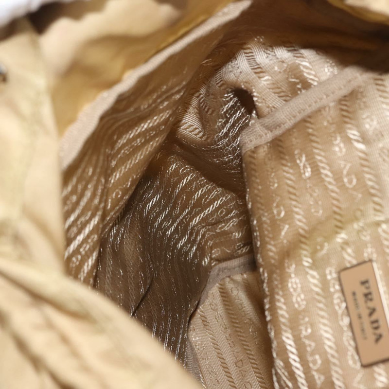 【日本直送】PRADA 雙肩包 尼龍 米色 銀色 正品 sw1597-22