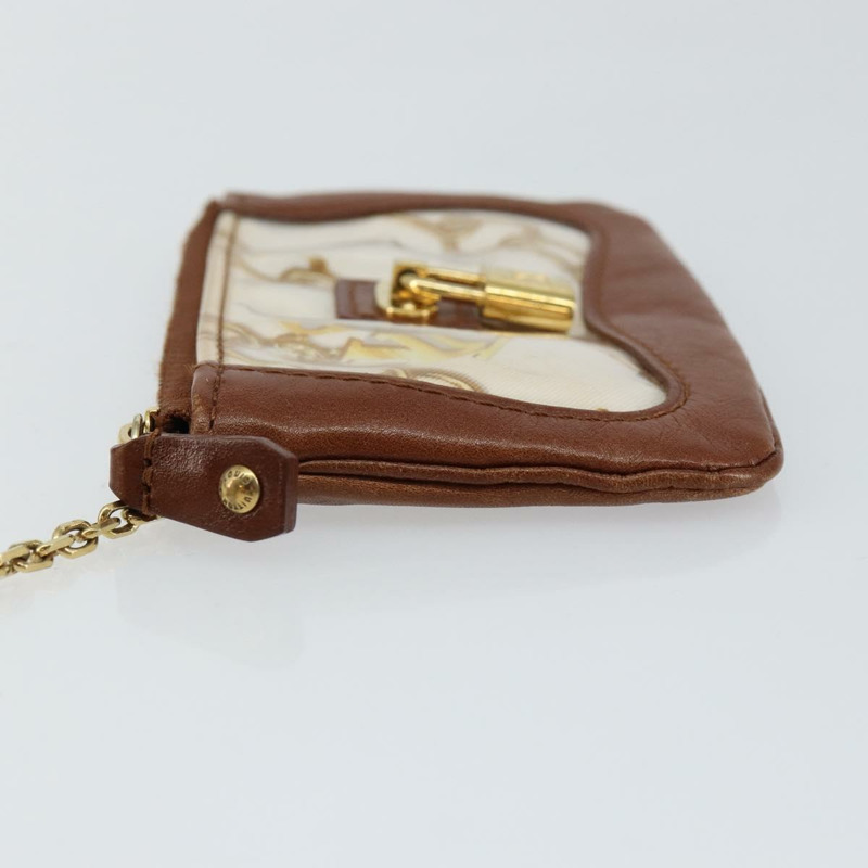 【日本直送】路易威登 Monogram Charm Pochette Cles 零錢包 白色 M95164 正品 145606-3