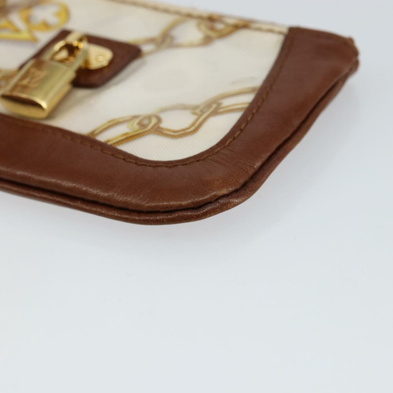 【日本直送】路易威登 Monogram Charm Pochette Cles 零錢包 白色 M95164 正品 145606-6