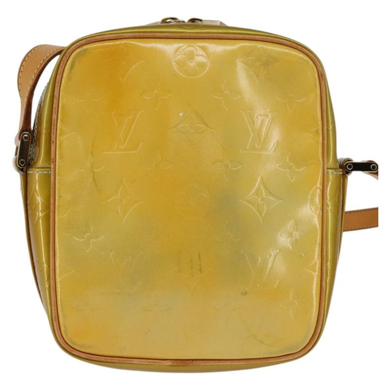 【日本直送】路易威登 Monogram Vernis Wooster 肩背包 灰色 M91036 LV Auth 145525-1