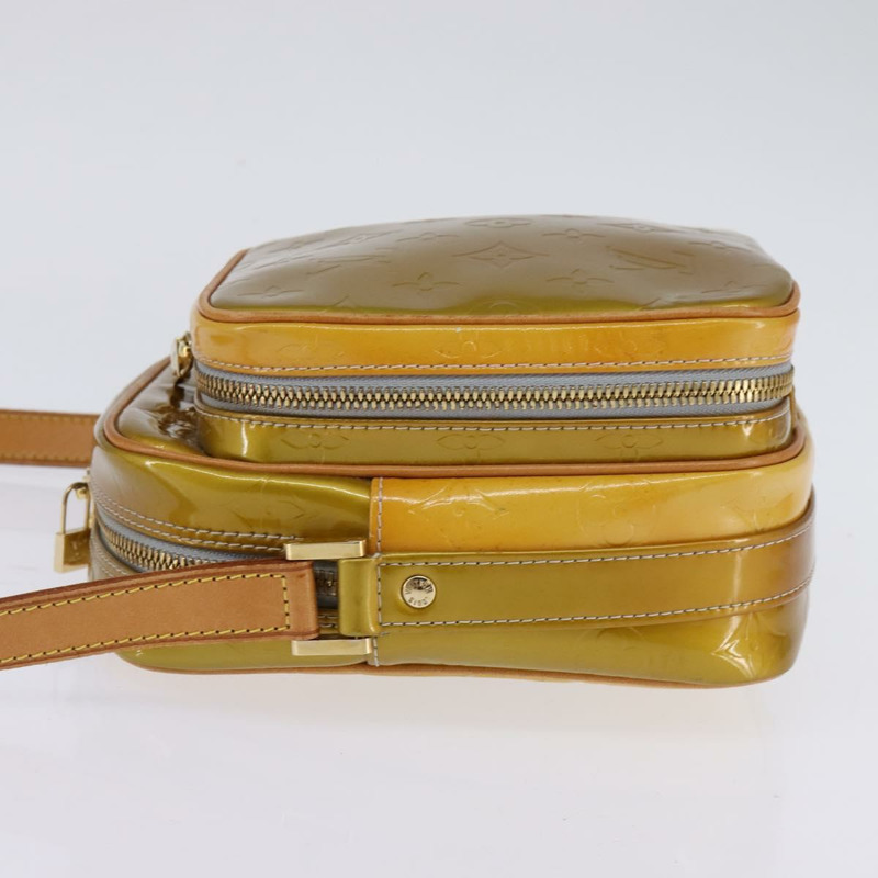 【日本直送】路易威登 Monogram Vernis Wooster 肩背包 灰色 M91036 LV Auth 145525-2