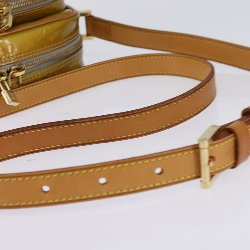 【日本直送】路易威登 Monogram Vernis Wooster 肩背包 灰色 M91036 LV Auth 145525-6