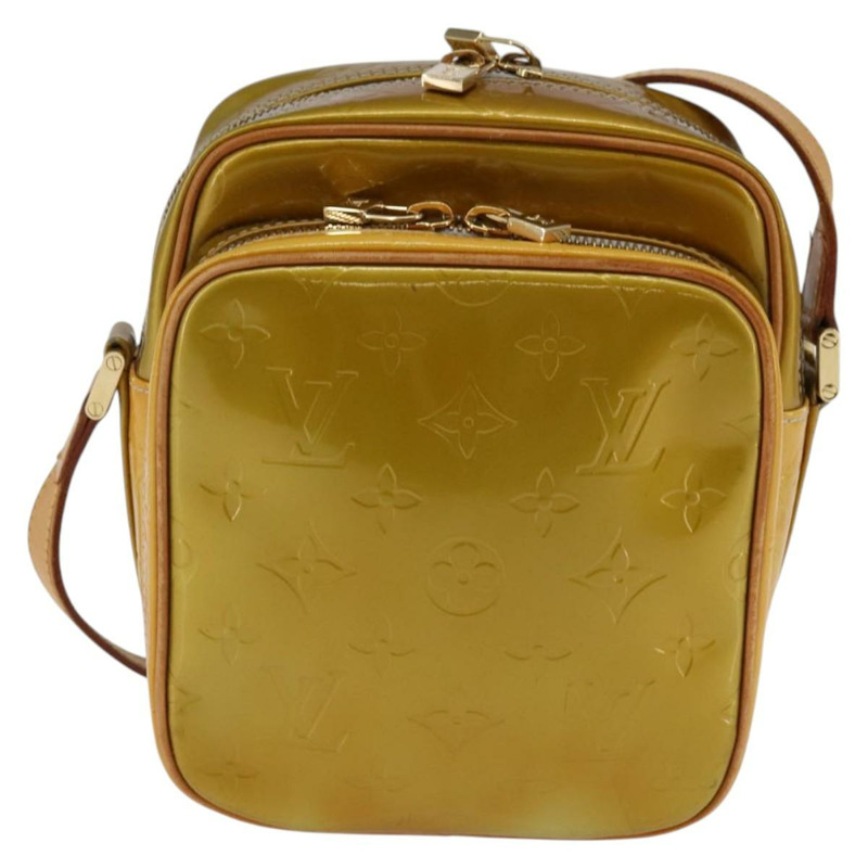 【日本直送】路易威登 Monogram Vernis Wooster 肩背包 灰色 M91036 LV Auth 145525-12