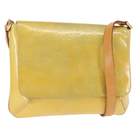 路易威登 Monogram Vernis Thompson Street Bag Gris M91008 LV Auth 145734