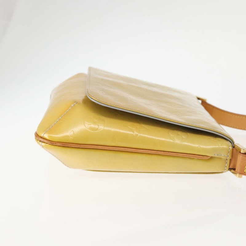 【日本直送】路易威登 Monogram Vernis Thompson Street Bag Gris M91008 LV Auth 145734-2