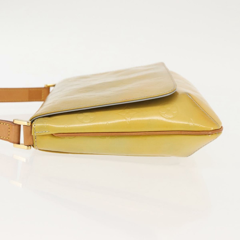 【日本直送】路易威登 Monogram Vernis Thompson Street Bag Gris M91008 LV Auth 145734-3