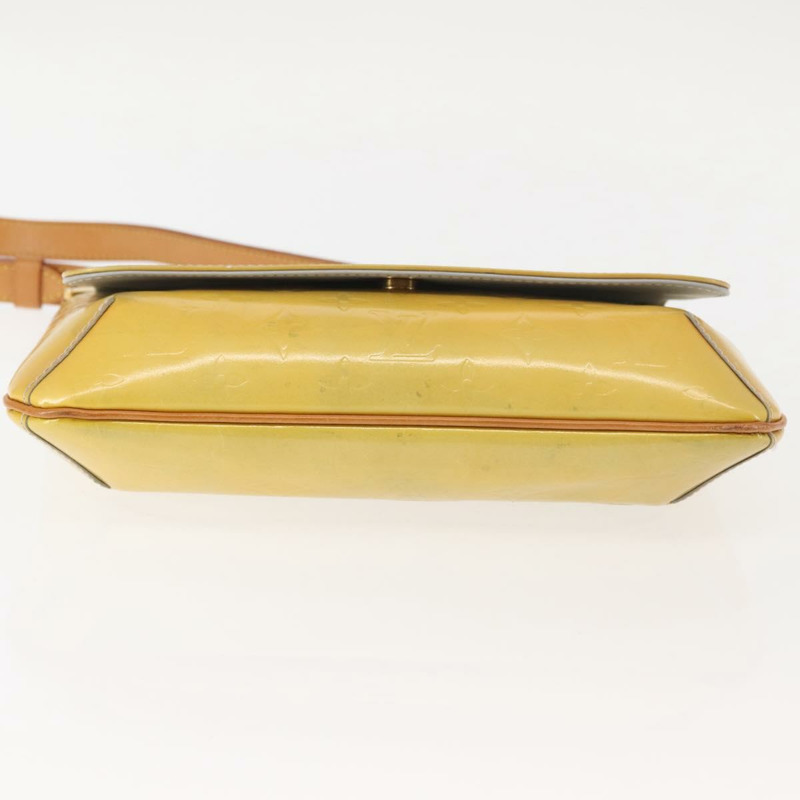 【日本直送】路易威登 Monogram Vernis Thompson Street Bag Gris M91008 LV Auth 145734-4