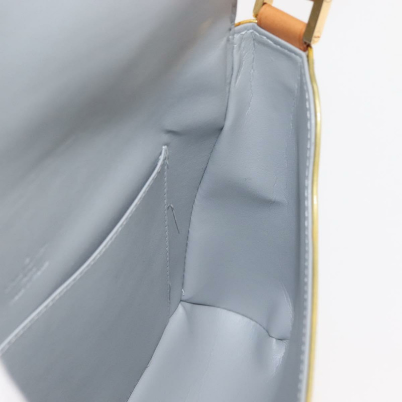 【日本直送】路易威登 Monogram Vernis Thompson Street Bag Gris M91008 LV Auth 145734-17