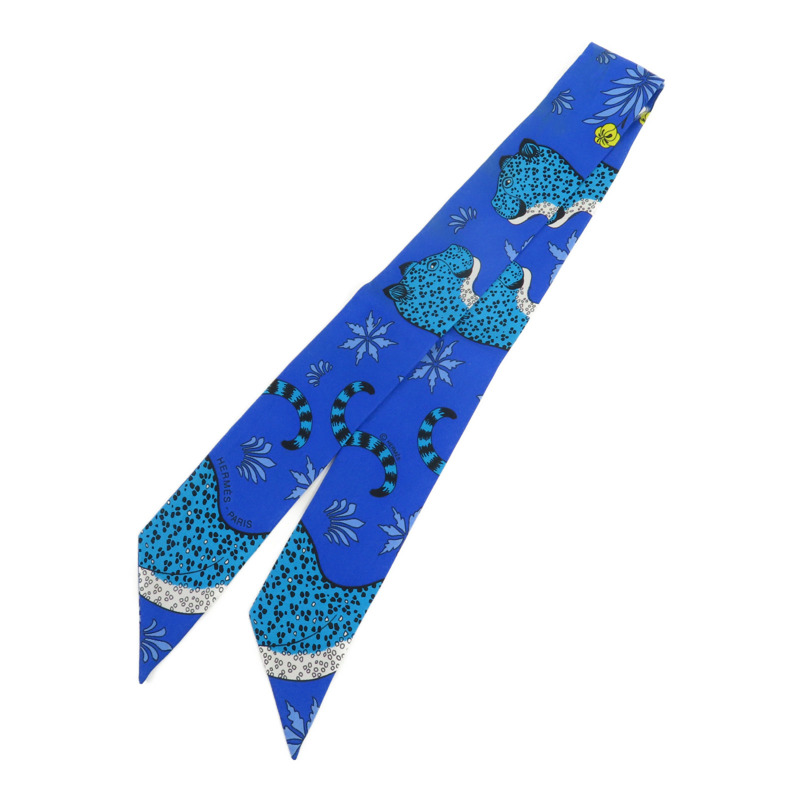 HERMES 絲質Twilly絲巾-0