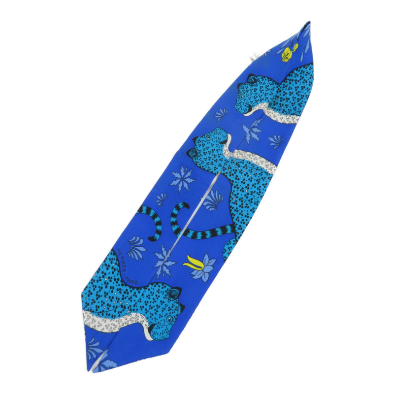 HERMES 絲質Twilly絲巾-2