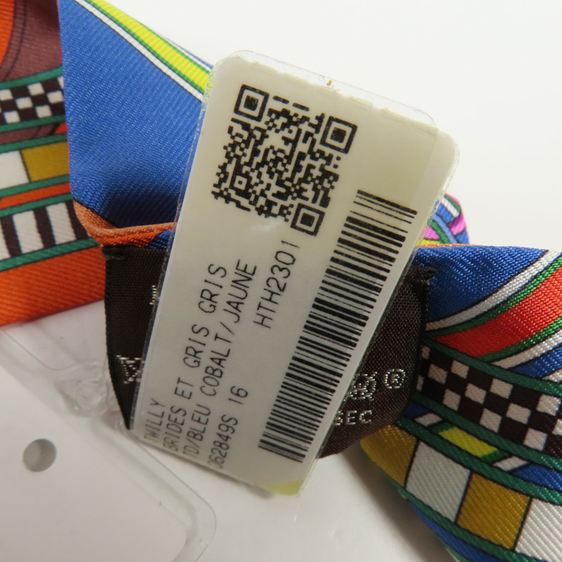 HERMES 絲質Twilly絲巾-6