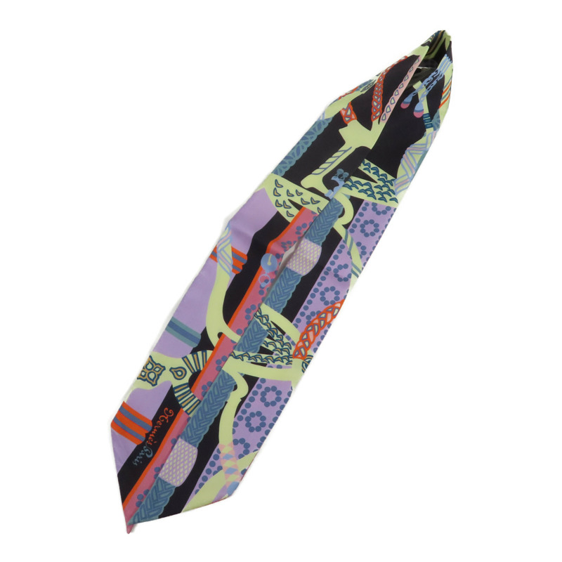 HERMES 絲質Twilly絲巾-2