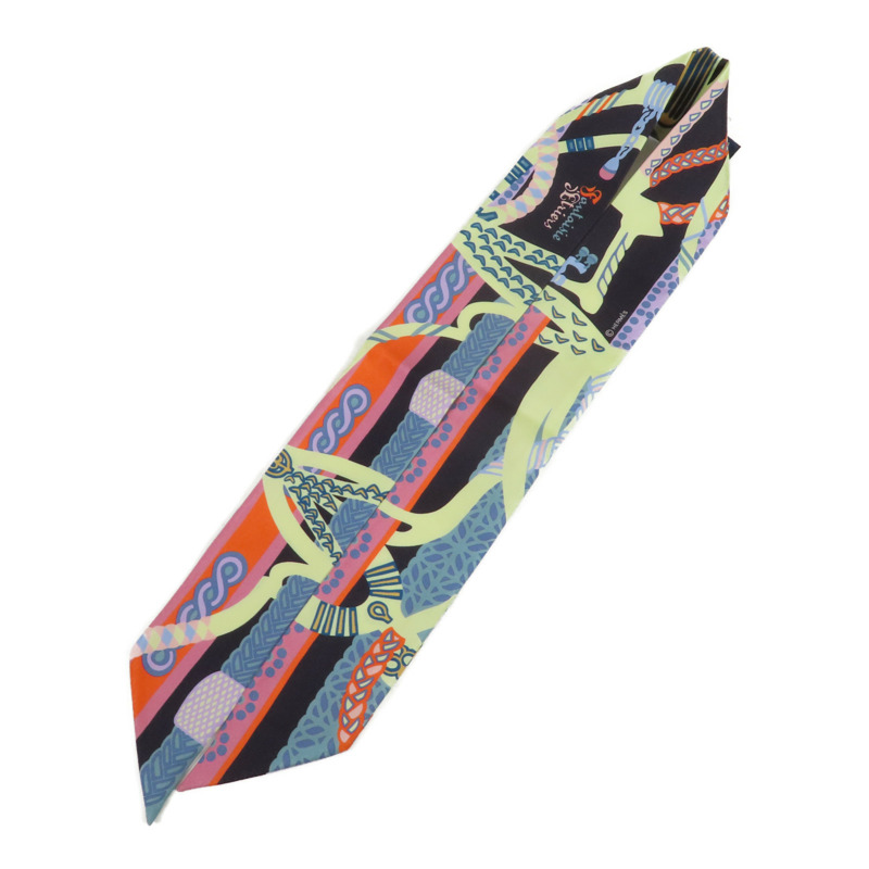 HERMES 絲質Twilly絲巾-4