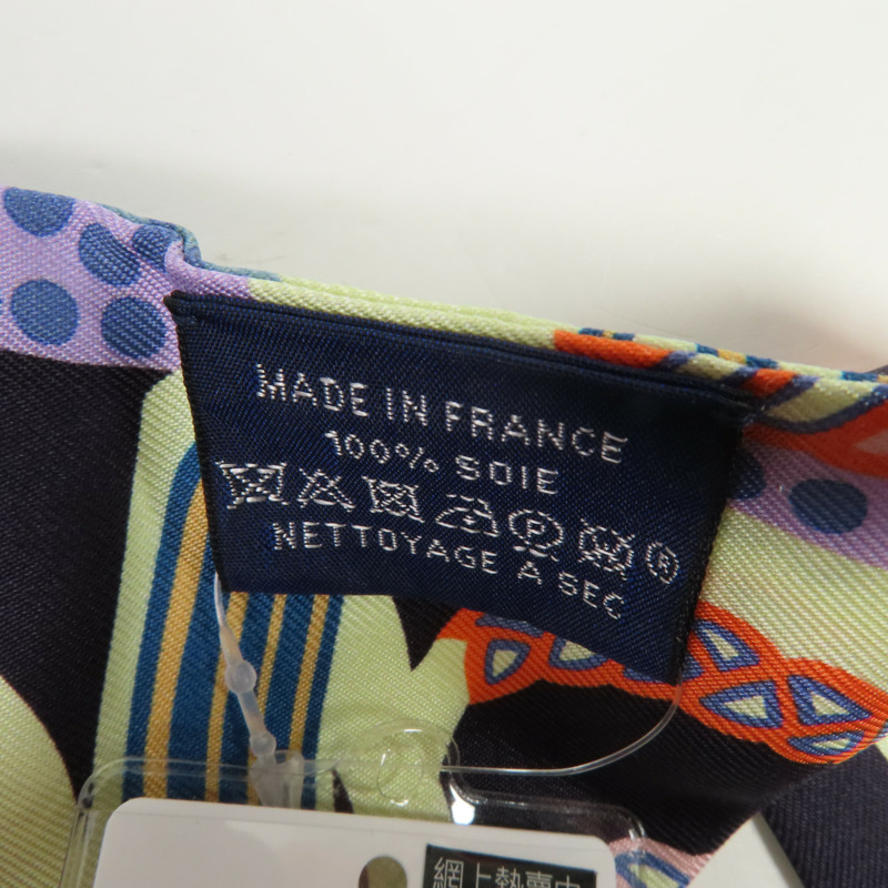 HERMES 絲質Twilly絲巾-7