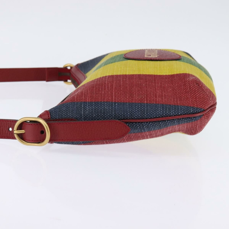 【日本直送】GUCCI 單肩帆布包 紅色 金 黃色 626422 正品 145487-2
