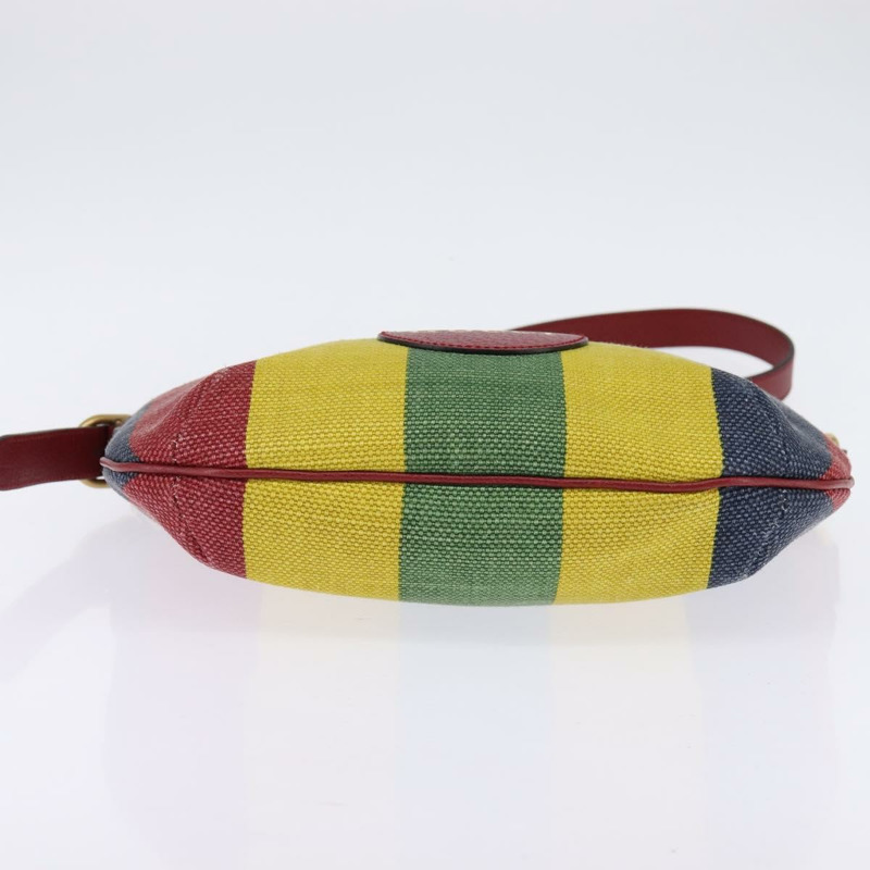 【日本直送】GUCCI 單肩帆布包 紅色 金 黃色 626422 正品 145487-4
