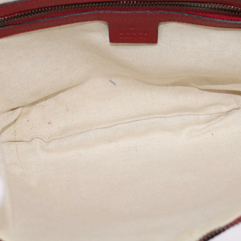 【日本直送】GUCCI 單肩帆布包 紅色 金 黃色 626422 正品 145487-9