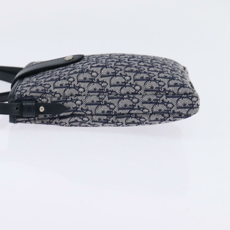 【日本直送】Christian Dior Trotter帆布肩背包 海軍藍 銀色 正品 145522-2