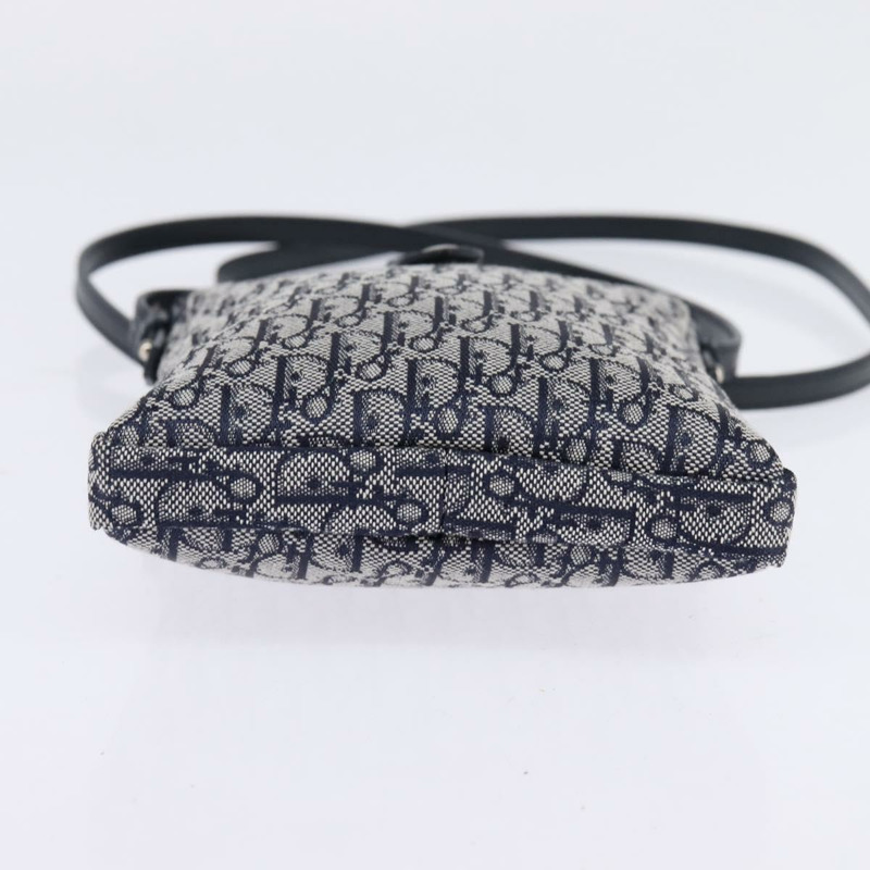 【日本直送】Christian Dior Trotter帆布肩背包 海軍藍 銀色 正品 145522-4