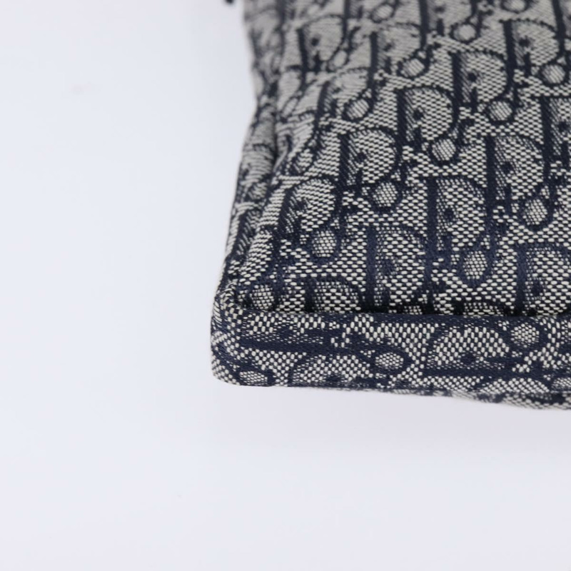 【日本直送】Christian Dior Trotter帆布肩背包 海軍藍 銀色 正品 145522-8