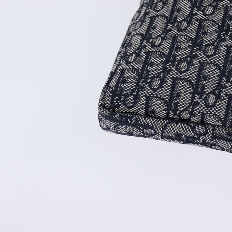 【日本直送】Christian Dior Trotter帆布肩背包 海軍藍 銀色 正品 145522-14