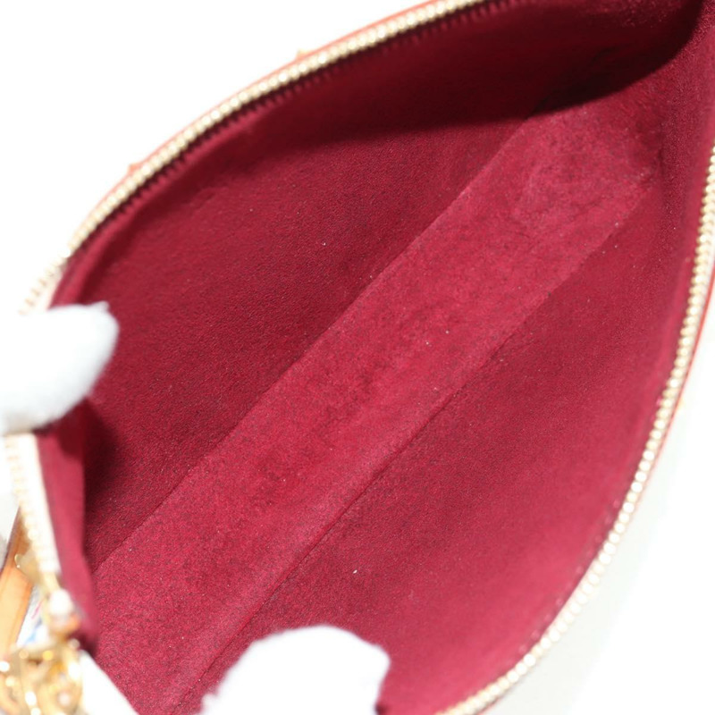 【日本直送】路易威登 (LOUIS VUITTON) 多色 Pochette Accessoires 手拿包 白色 M92649 LV Auth 146161A-9