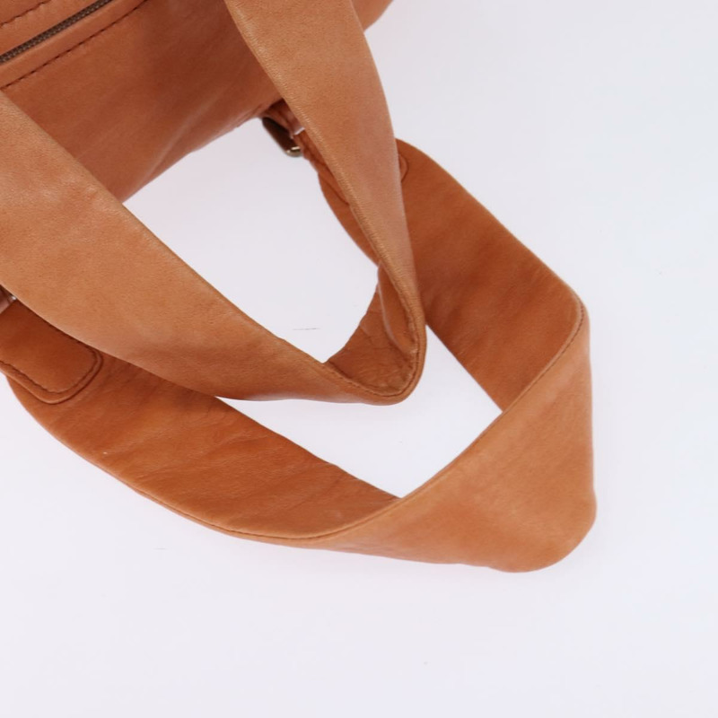 【日本直送】香奈兒 (CHANEL) 野性絎縫單肩包 棕色皮革 CC Auth 146246-6