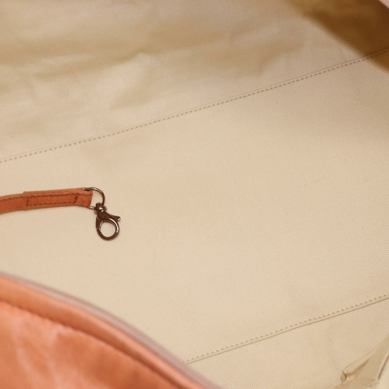 【日本直送】香奈兒 (CHANEL) 野性絎縫單肩包 棕色皮革 CC Auth 146246-9