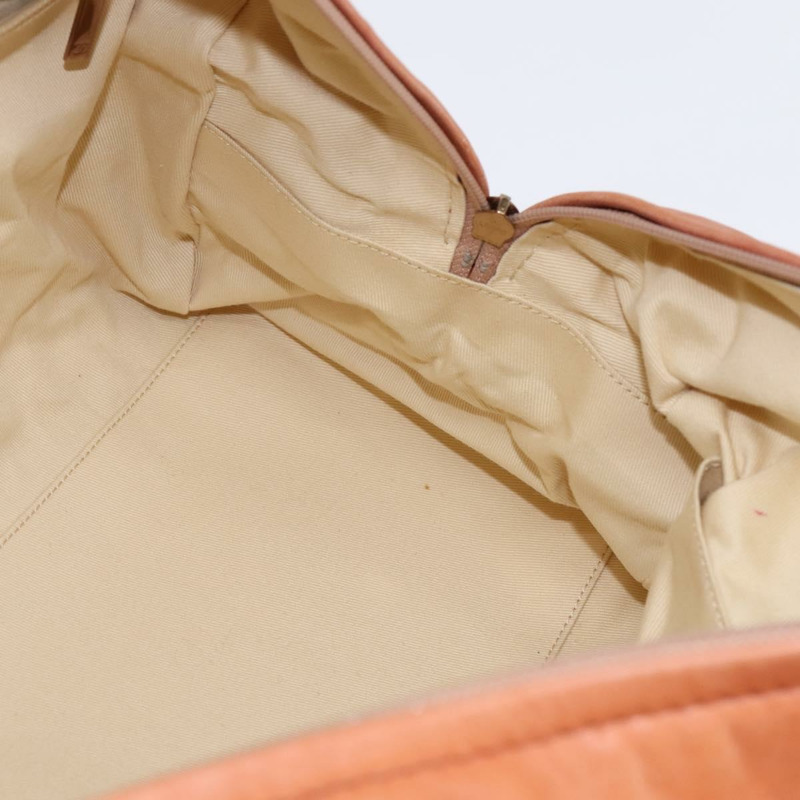 【日本直送】香奈兒 (CHANEL) 野性絎縫單肩包 棕色皮革 CC Auth 146246-18