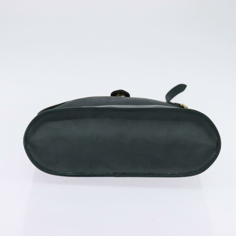 【日本直送】Christian Dior Trotter帆布肩背包 綠色金色 正品 145943-4