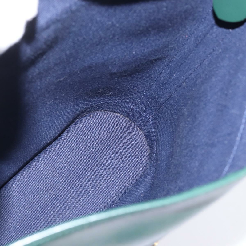 【日本直送】Christian Dior Trotter帆布肩背包 綠色金色 正品 145943-15