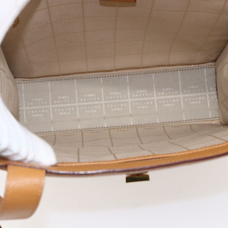 【日本直送】CELINE 皮革單背包 米色 金色 正品 145908-10