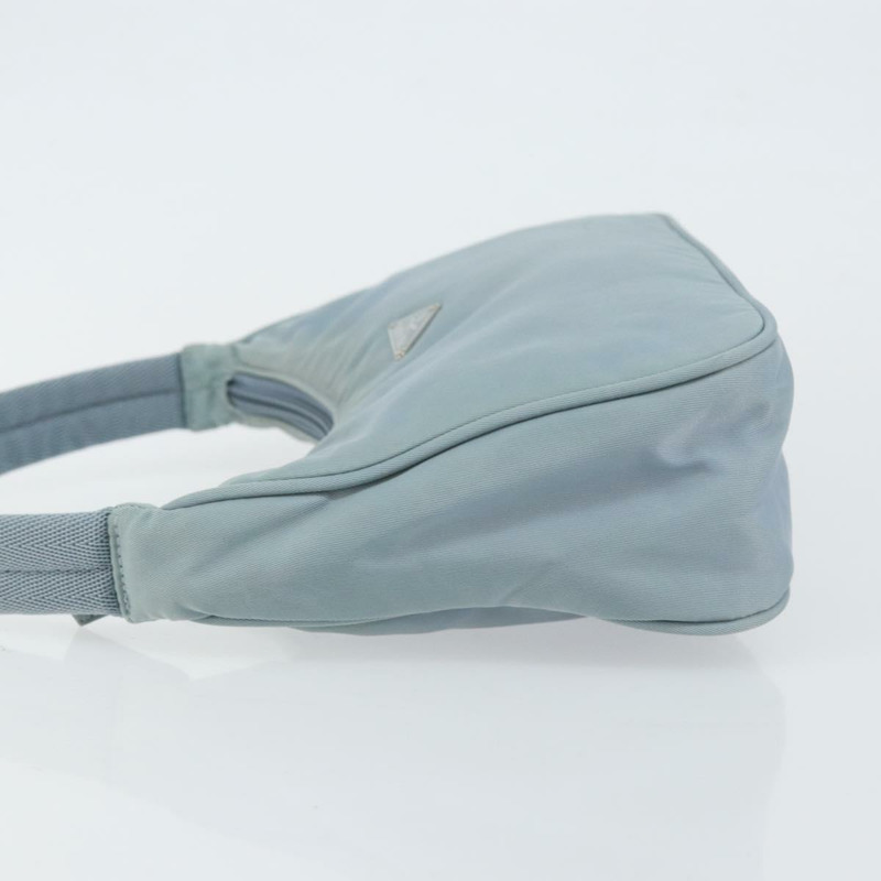 【日本直送】PRADA 尼龍手提包 淺藍色 銀色 正品 145937-3