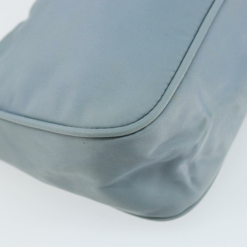 【日本直送】PRADA 尼龍手提包 淺藍色 銀色 正品 145937-15