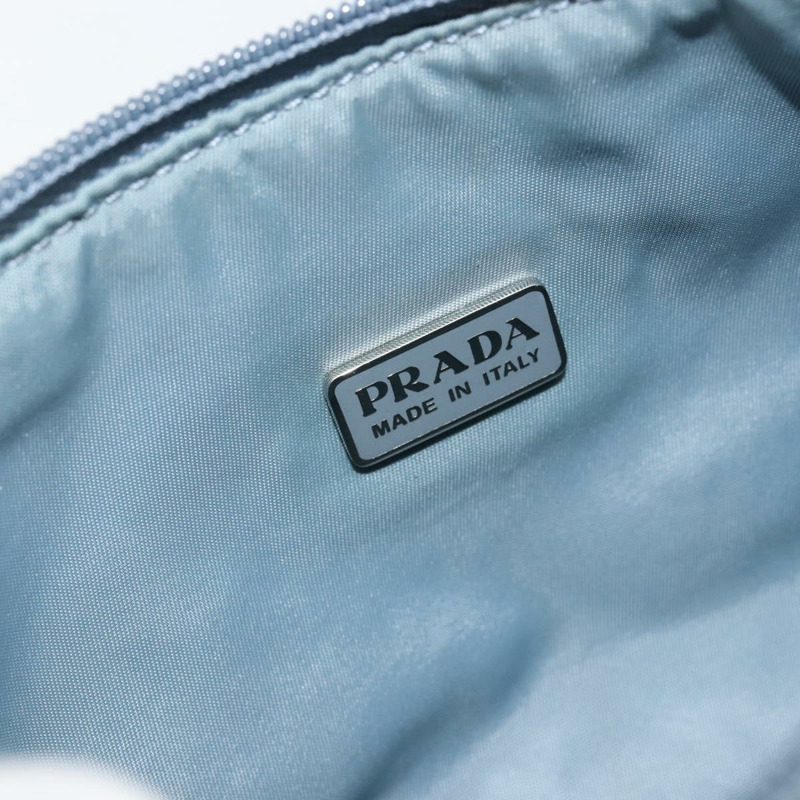 【日本直送】PRADA 尼龍手提包 淺藍色 銀色 正品 145937-17