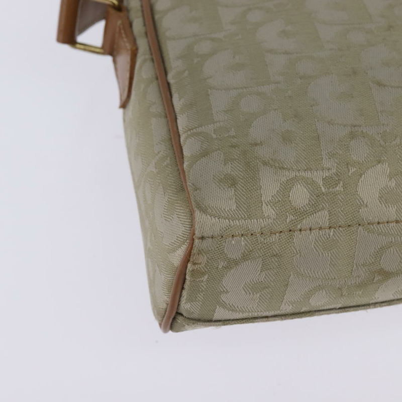 【日本直送】Christian Dior Trotter帆布肩背包 金色 米色 正品 145961-14