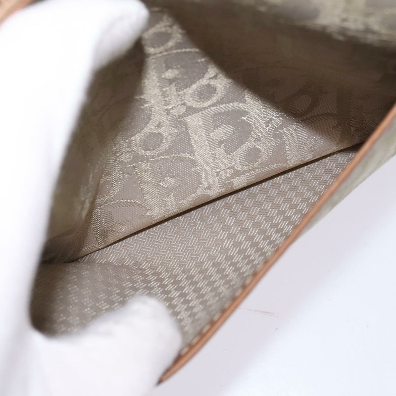 【日本直送】Christian Dior Trotter帆布肩背包 金色 米色 正品 145961-18