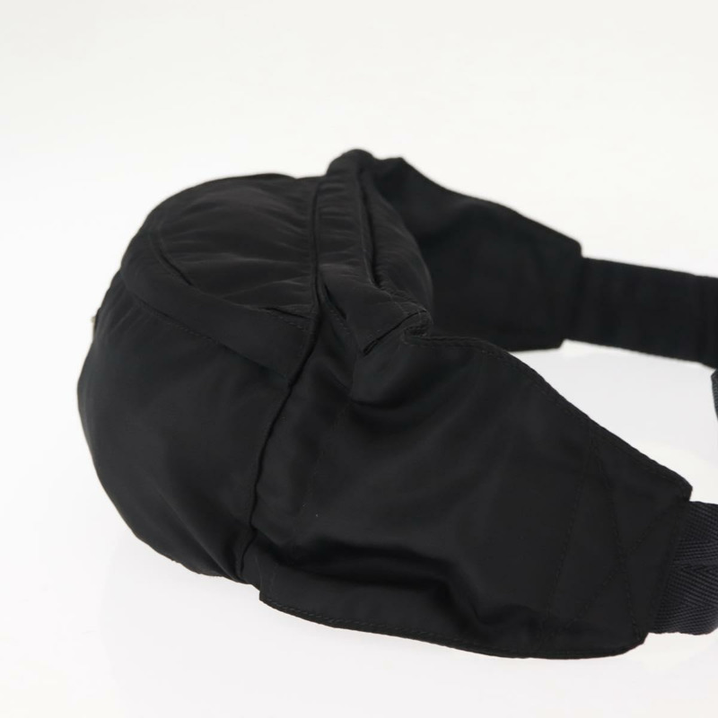 【日本直送】PRADA 腰包 尼龍 黑色 銀色 正品 145954-2