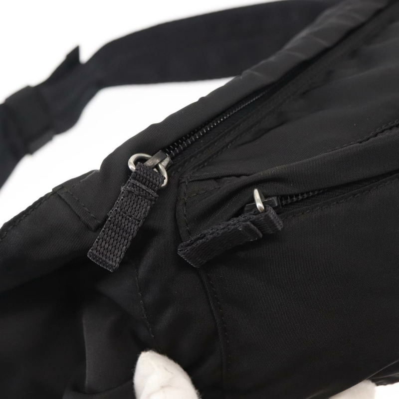 【日本直送】PRADA 腰包 尼龍 黑色 銀色 正品 145954-9