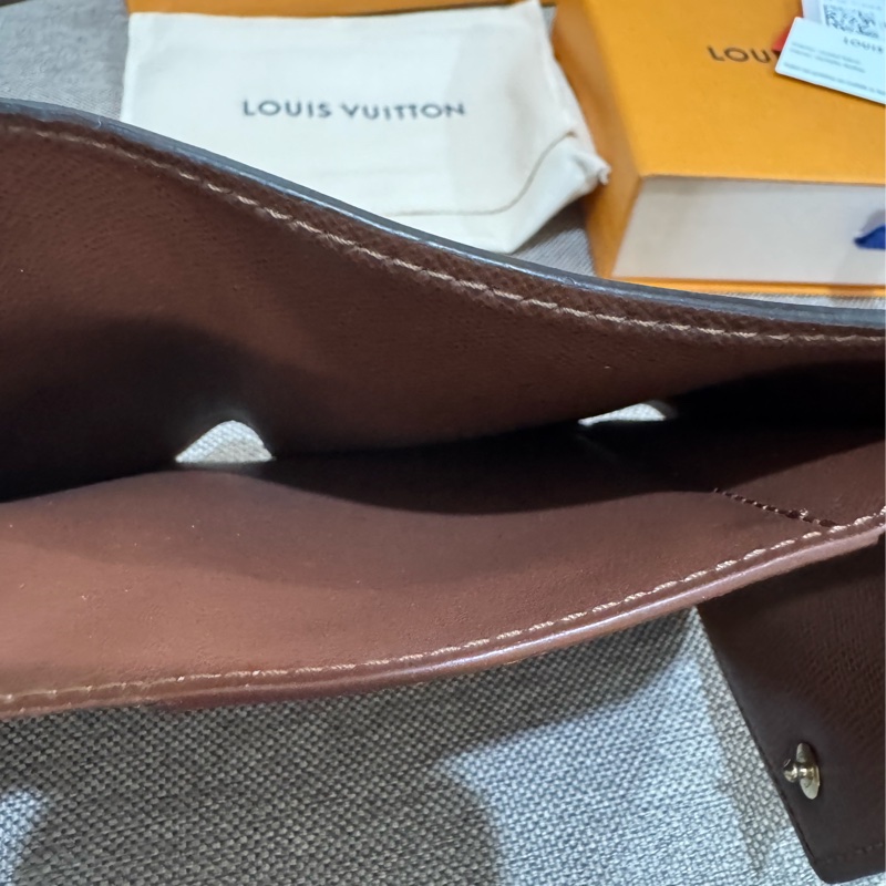 Louis Vuitton 專櫃大全配 老花經典短夾-11