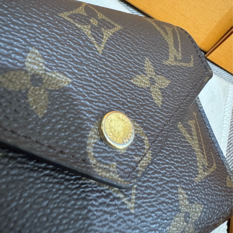 Louis Vuitton 專櫃大全配 老花經典短夾-20