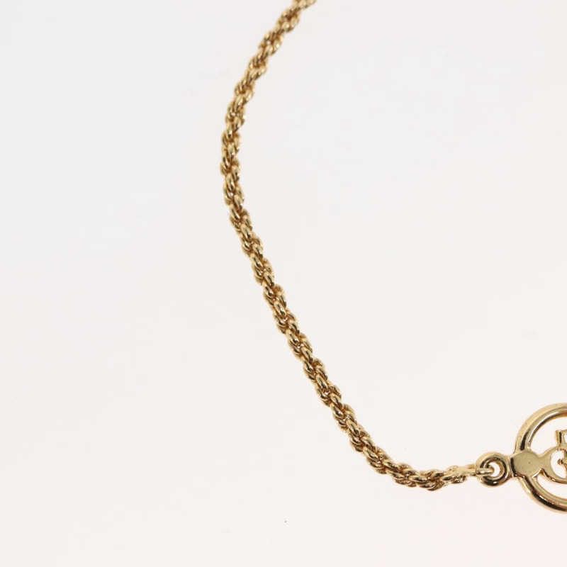 【日本直送】Christian Dior 圓形標誌手環 金屬金 正品 146060-7