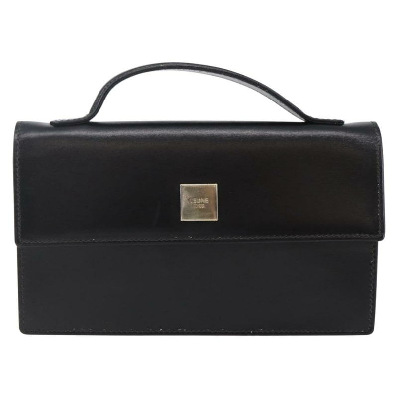 【日本直送】CELINE 手提包 黑色皮革 正品 sw1588-12