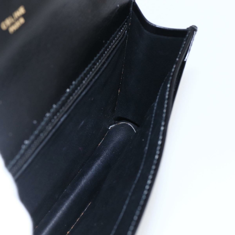 【日本直送】CELINE 手提包 黑色皮革 正品 sw1588-18